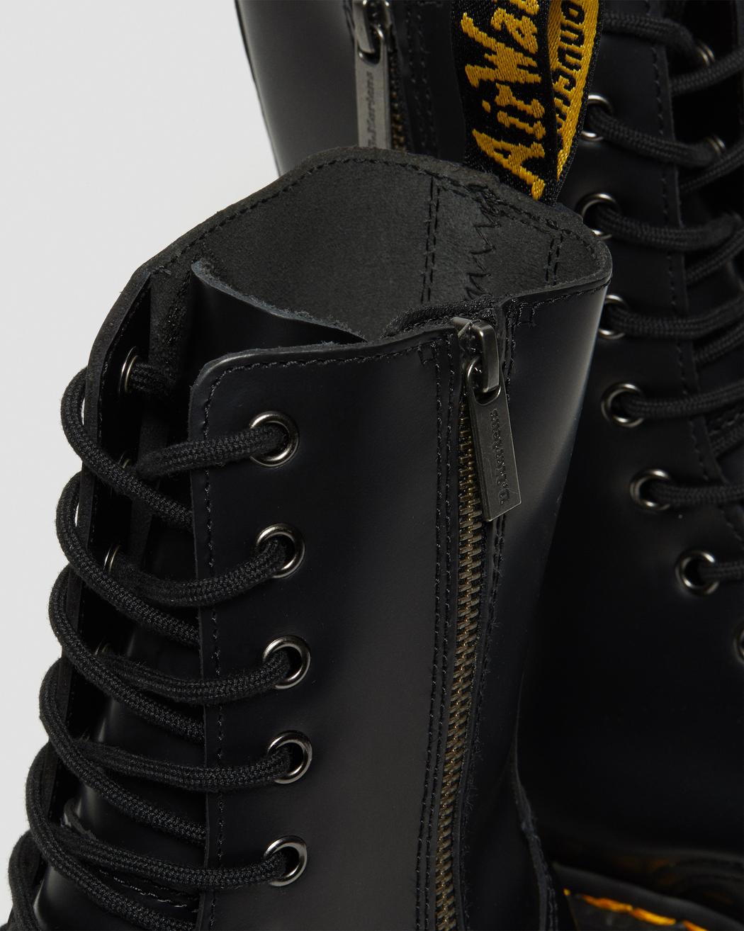 Dr. Martens Jadon Hi Black Polished Smooth 25565001