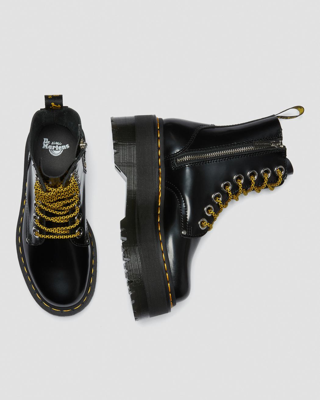 Dr. Martens Jadon Max Platform Black Buttero 25566001