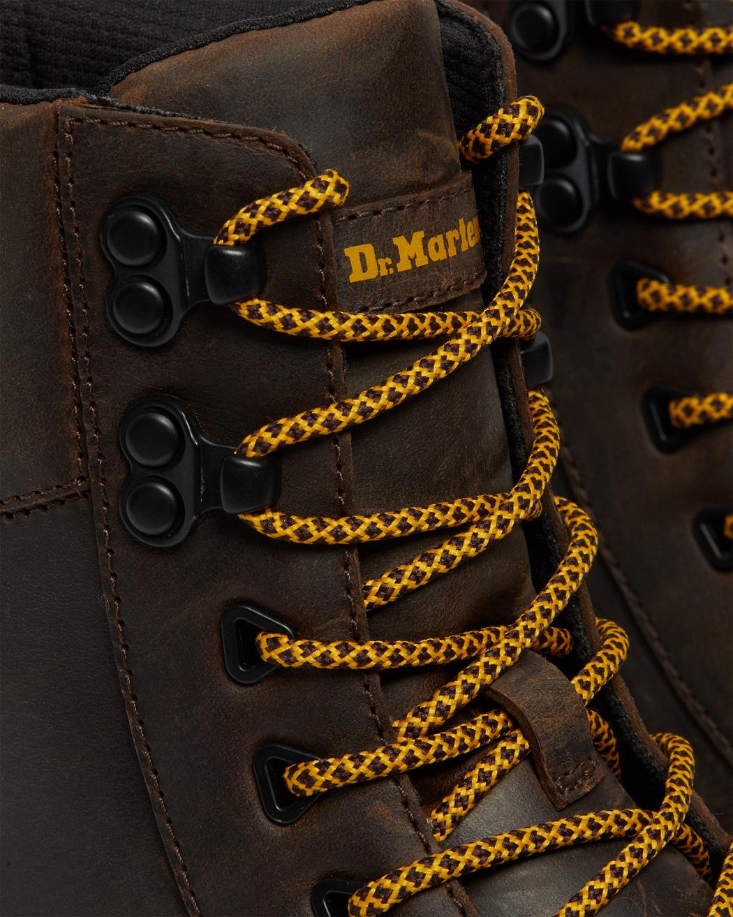 Dr. Martens Tarik Dark Brown Crazy Horse Utility Boots 27024207
