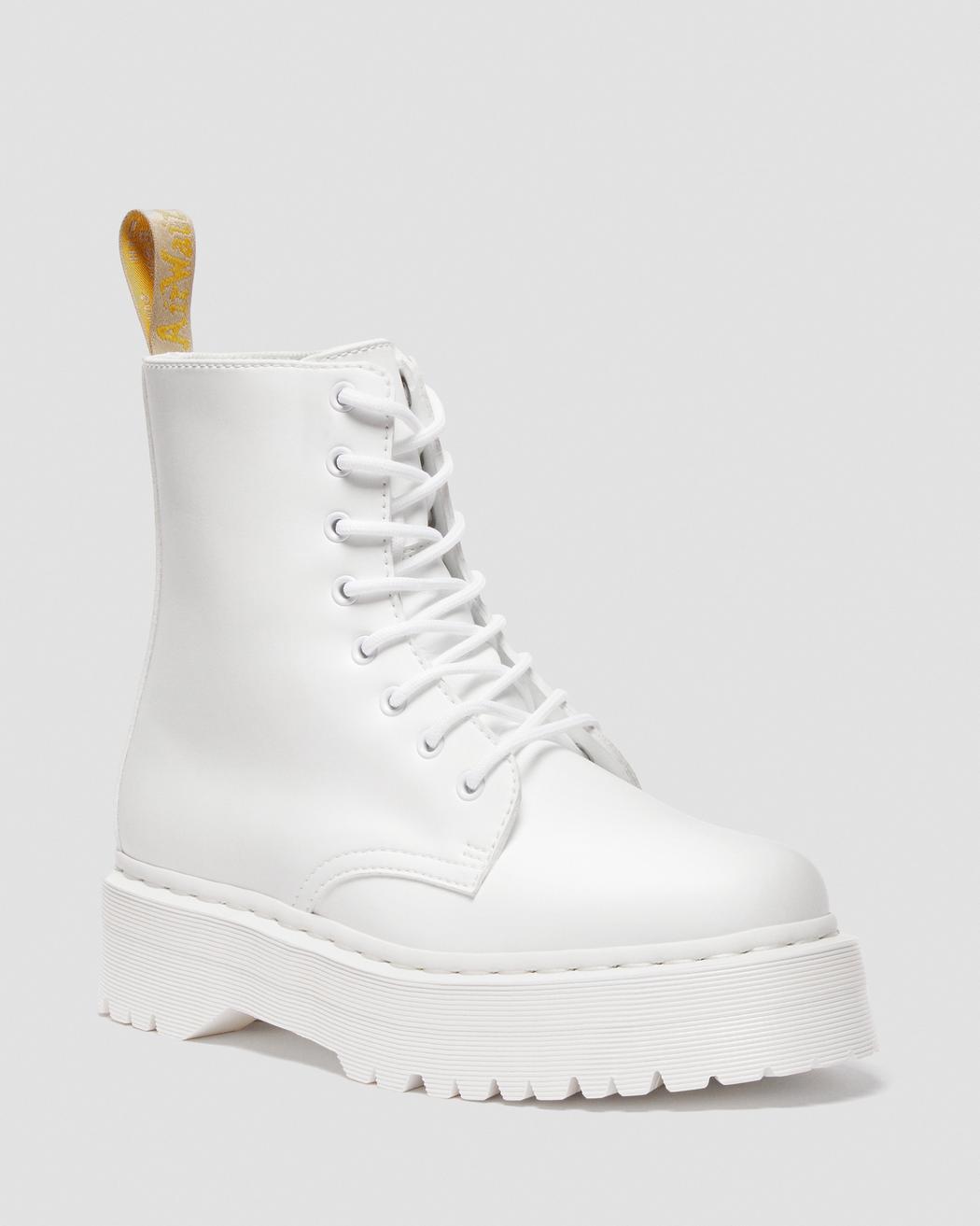 Dr. Martens Vegan Jadon II Mono Optical White Kemble Platform 27335113
