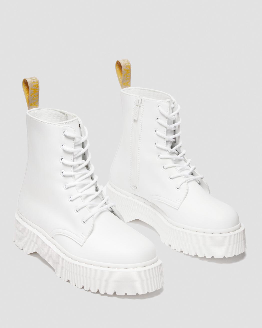 Dr. Martens Vegan Jadon II Mono Optical White Kemble Platform 27335113