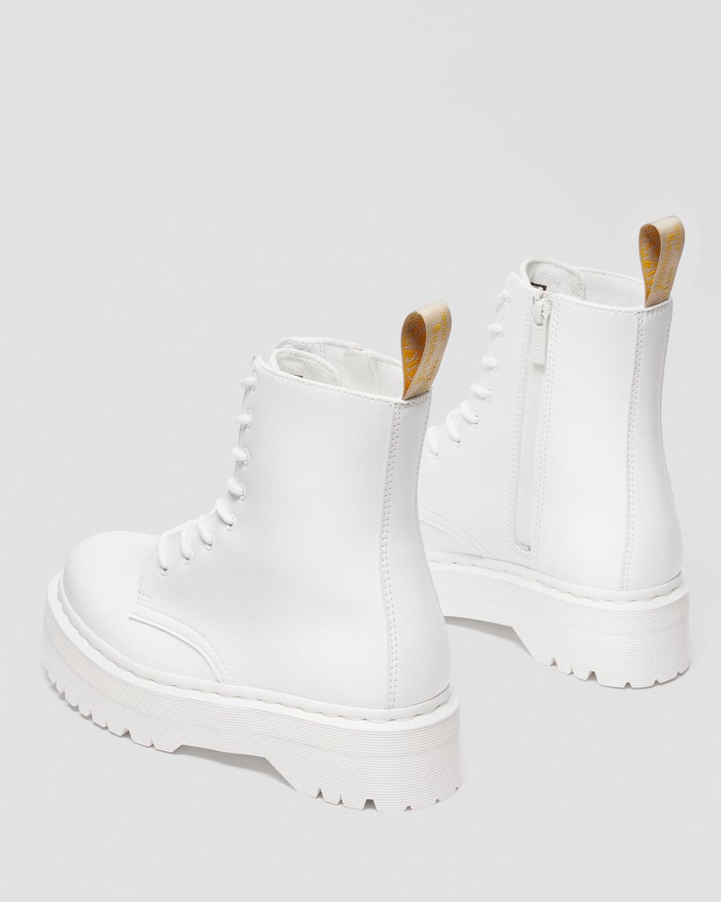 Dr. Martens Vegan Jadon II Mono Optical White Kemble Platform 27335113