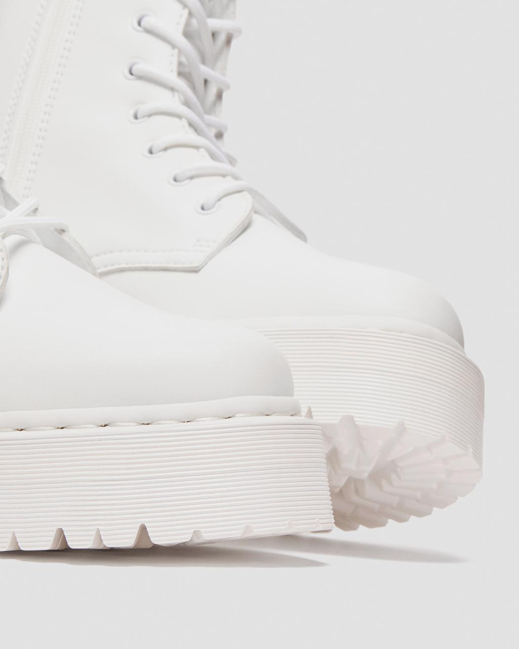 Dr. Martens Vegan Jadon II Mono Optical White Kemble Platform 27335113