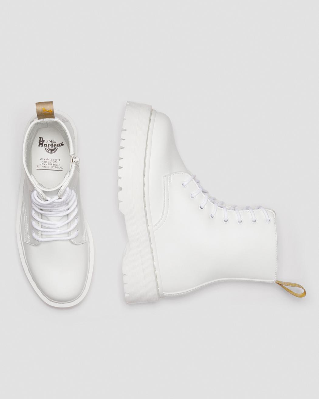 Dr. Martens Vegan Jadon II Mono Optical White Kemble Platform 27335113