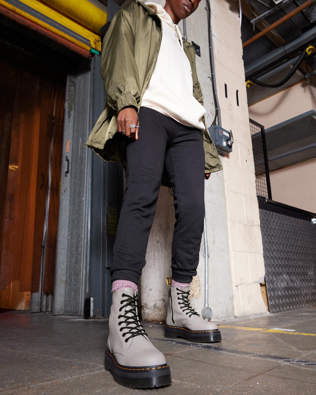 Dr. Martens Jadon III Zync Grey Pisa Platform 27760076