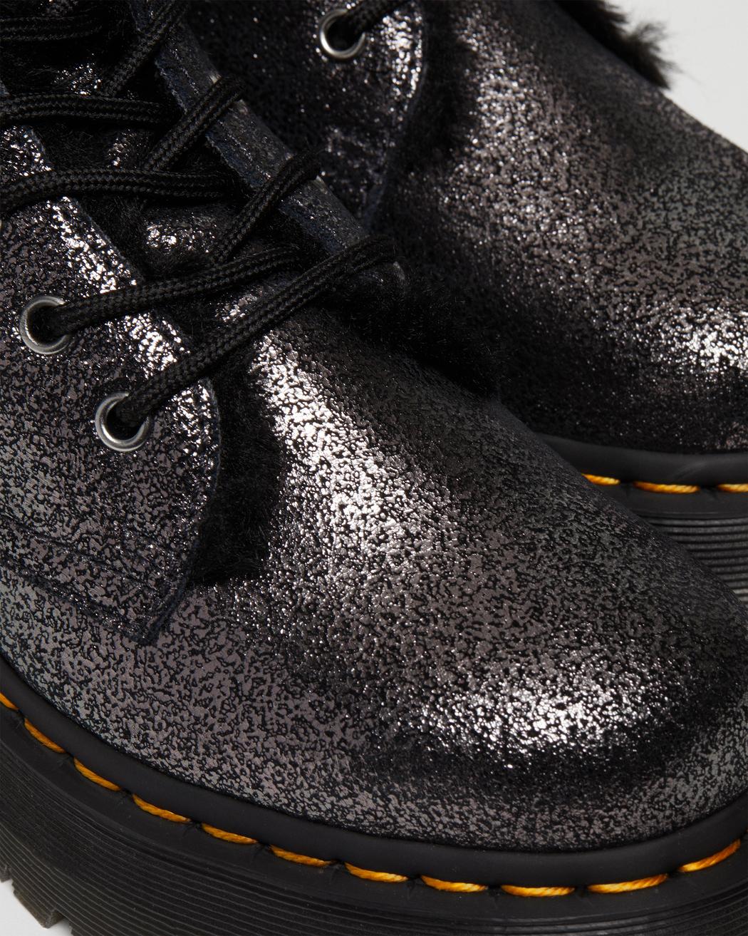 Dr. Martens Jadon FL Black/Silver Distressed Metallic 27955012