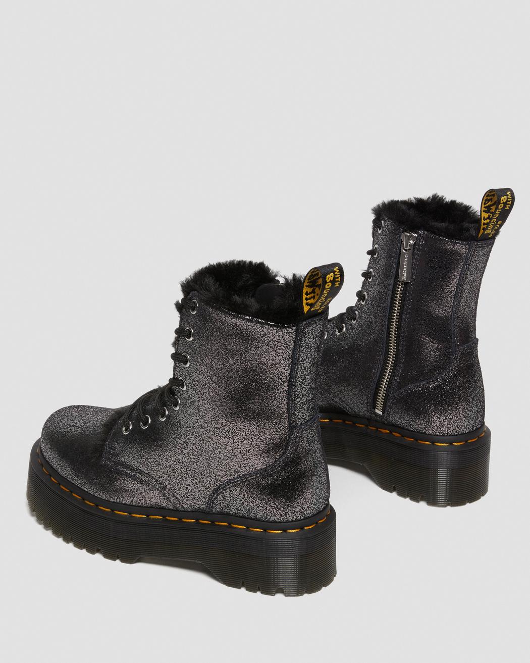 Dr. Martens Jadon FL Black/Silver Distressed Metallic 27955012