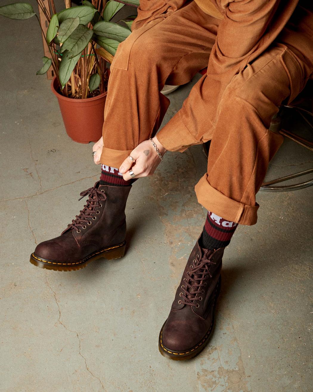 Dr. Martens 1460 Pascal Chestnut Brown Waxed Full Grain 30670294