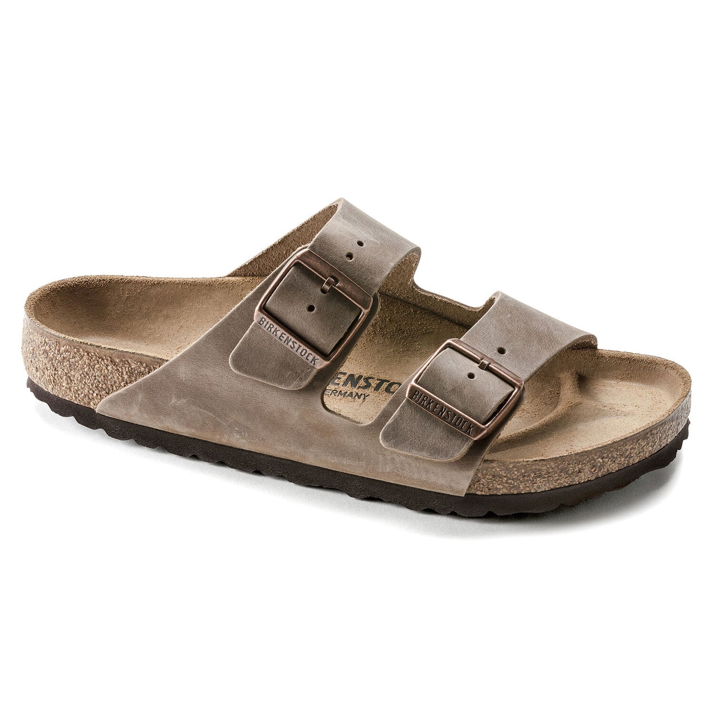 Birkenstock Arizona Oiled Leather Tobacco Brown Narrow Fit 352203