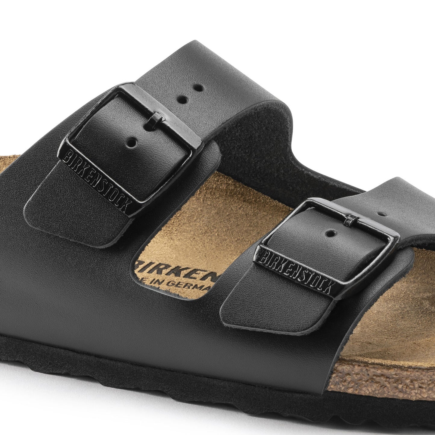 Birkenstock Arizona Natural Leather Black Narrow Fit 51193