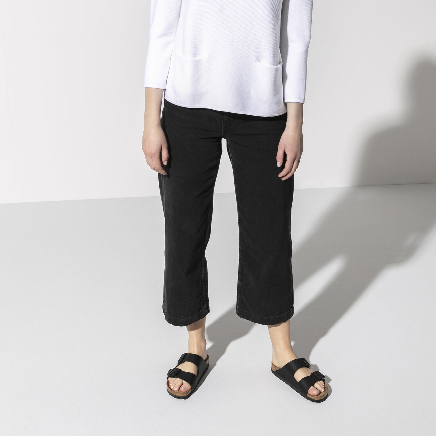 Birkenstock Arizona Birko-Flor Soft Footbed Black Narrow Fit 551253