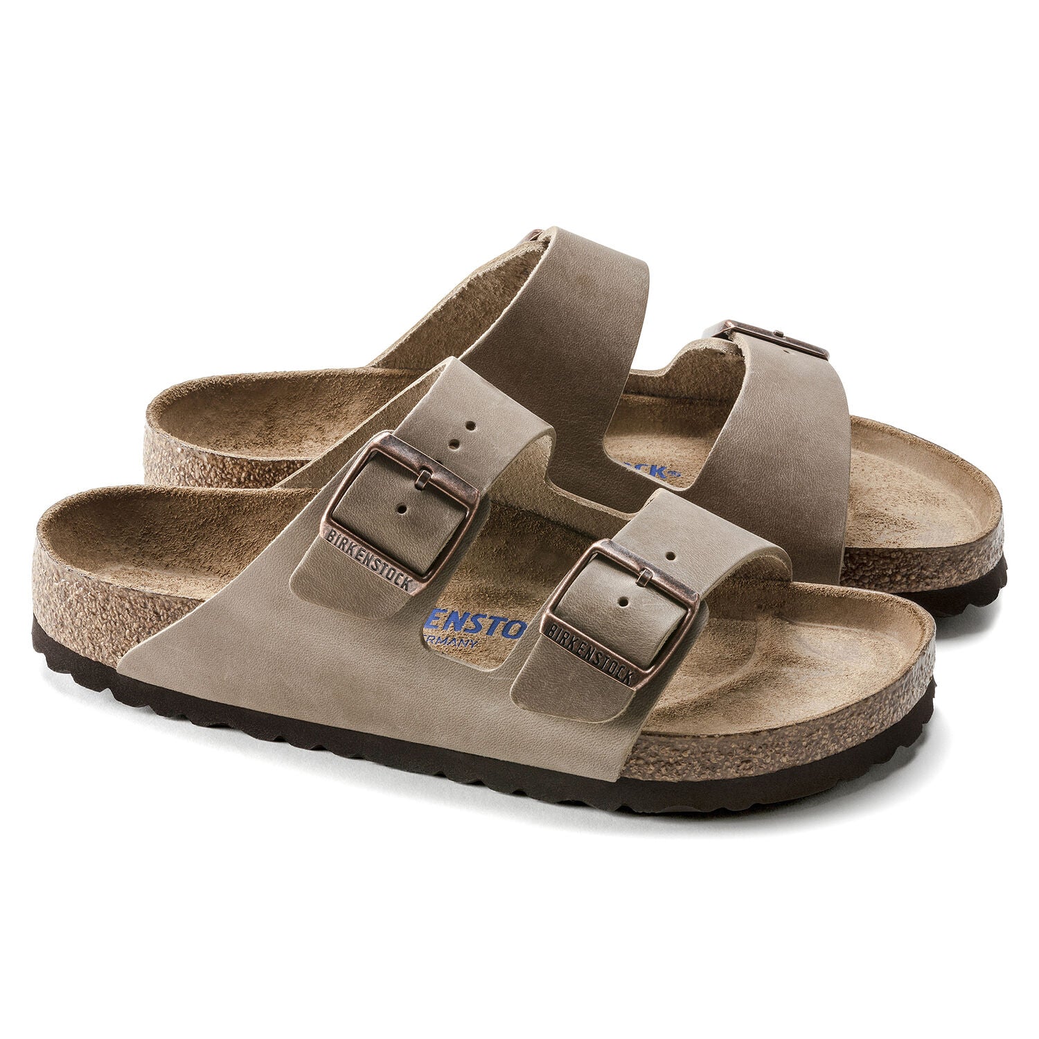 Birkenstock Arizona Soft Footbed Oiled Nubuck Leather Tobacco 552811
