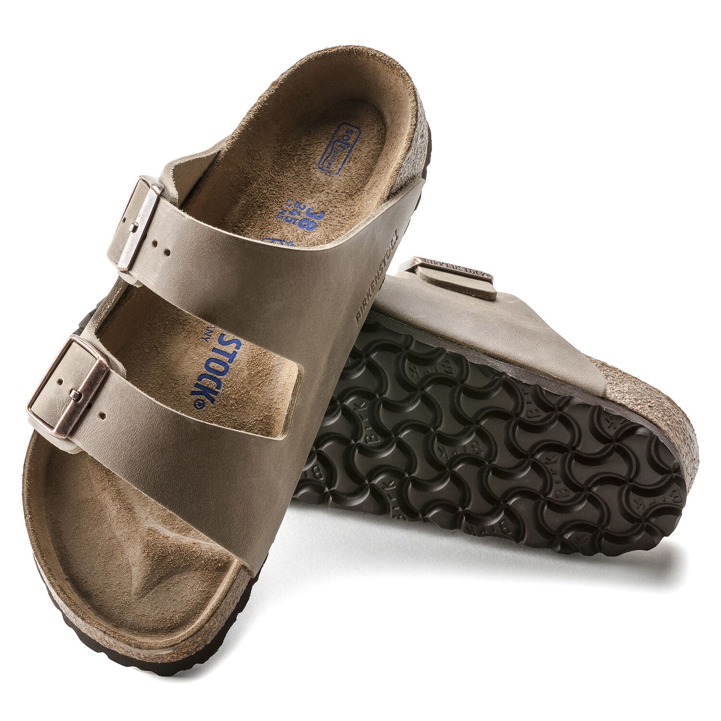 Birkenstock Arizona Soft Footbed Oiled Nubuck Leather Tobacco 552811