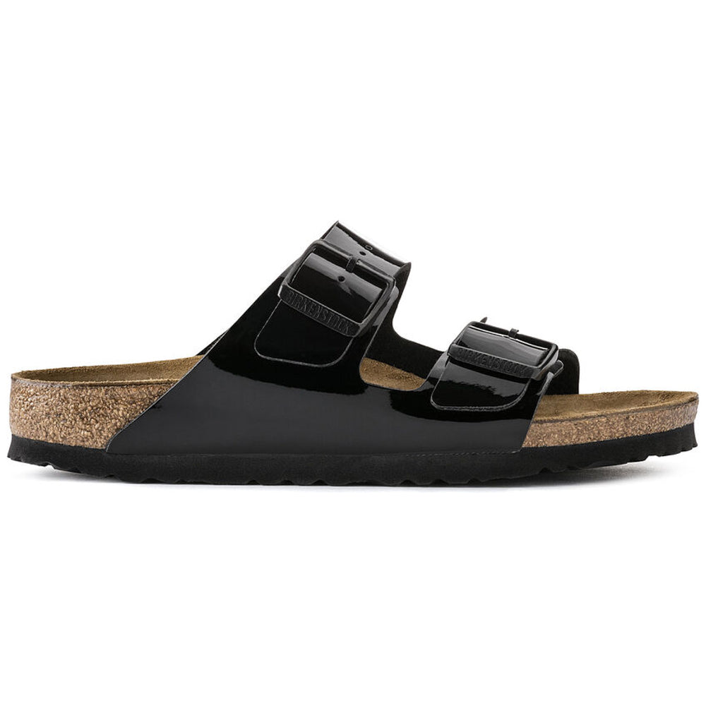 Birkenstock Arizona Birko-Flor Patent Black Narrow Fit 1005292