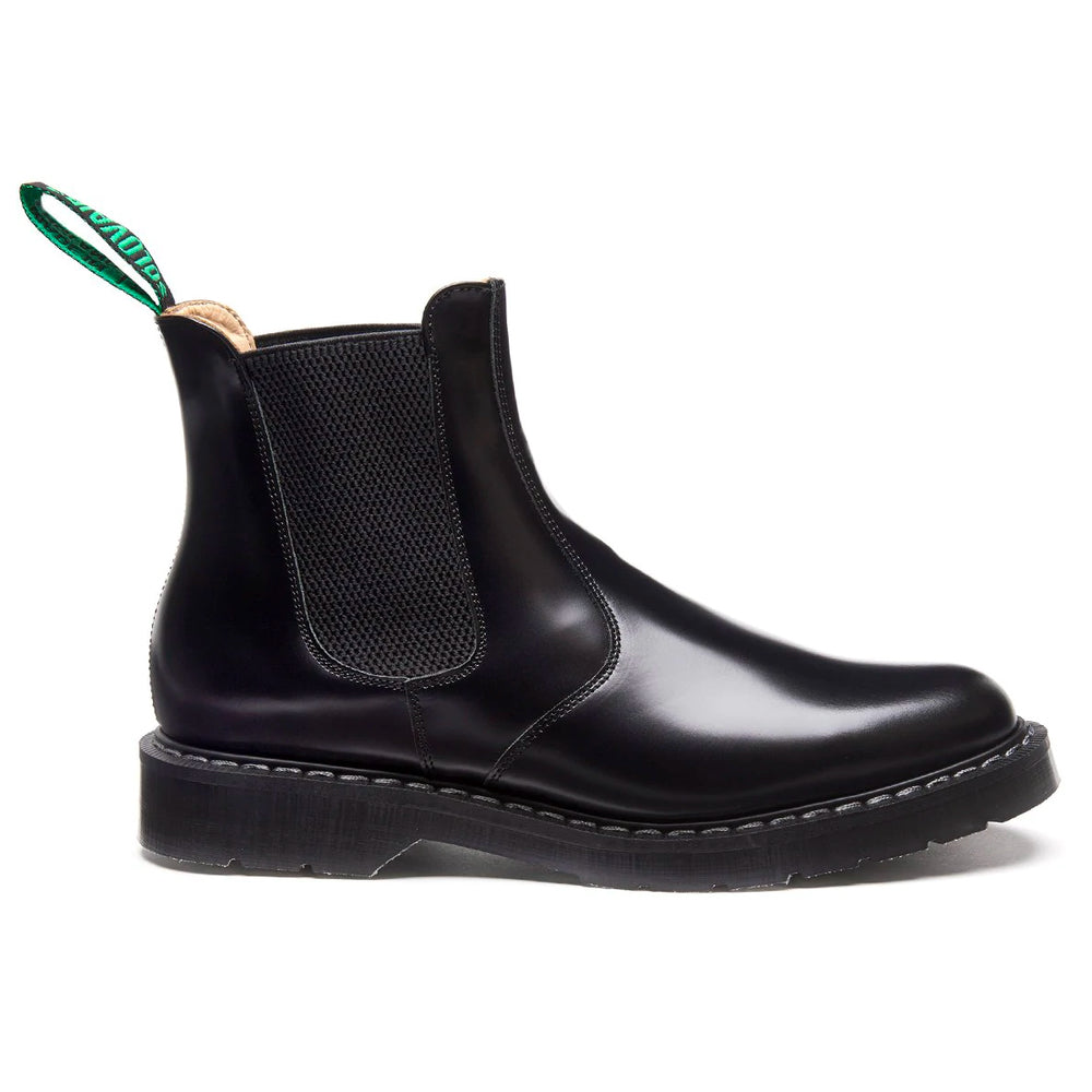 Solovair Classic Black Hi-Shine Dealer Boot S0-900-BK-G