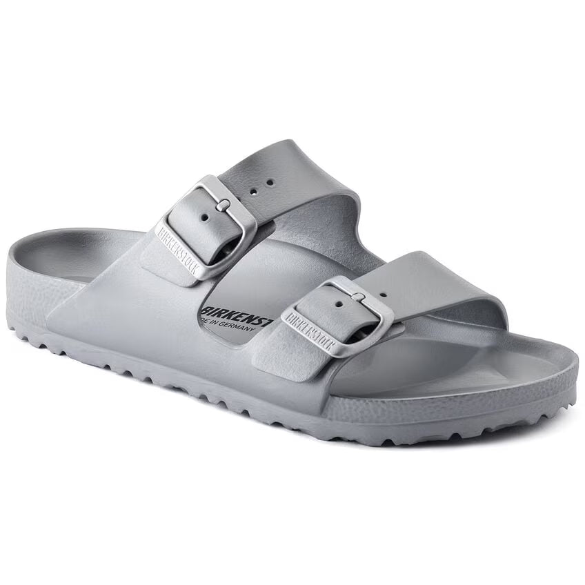 Birkenstock Arizona Essentials EVA Metallic Silver Narrow Fit 1003491