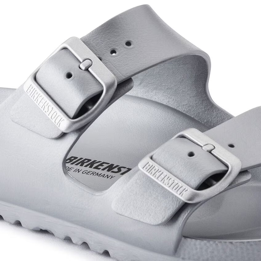 Birkenstock Arizona Essentials EVA Metallic Silver Narrow Fit 1003491