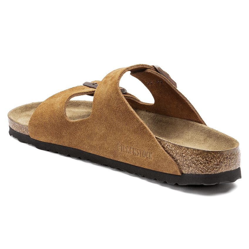 Birkenstock Arizona Soft Footbed Suede Leather Mink 1009526