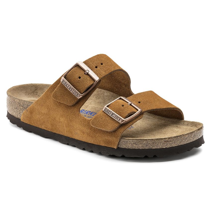 Birkenstock Arizona Soft Footbed Suede Leather Mink 1009526