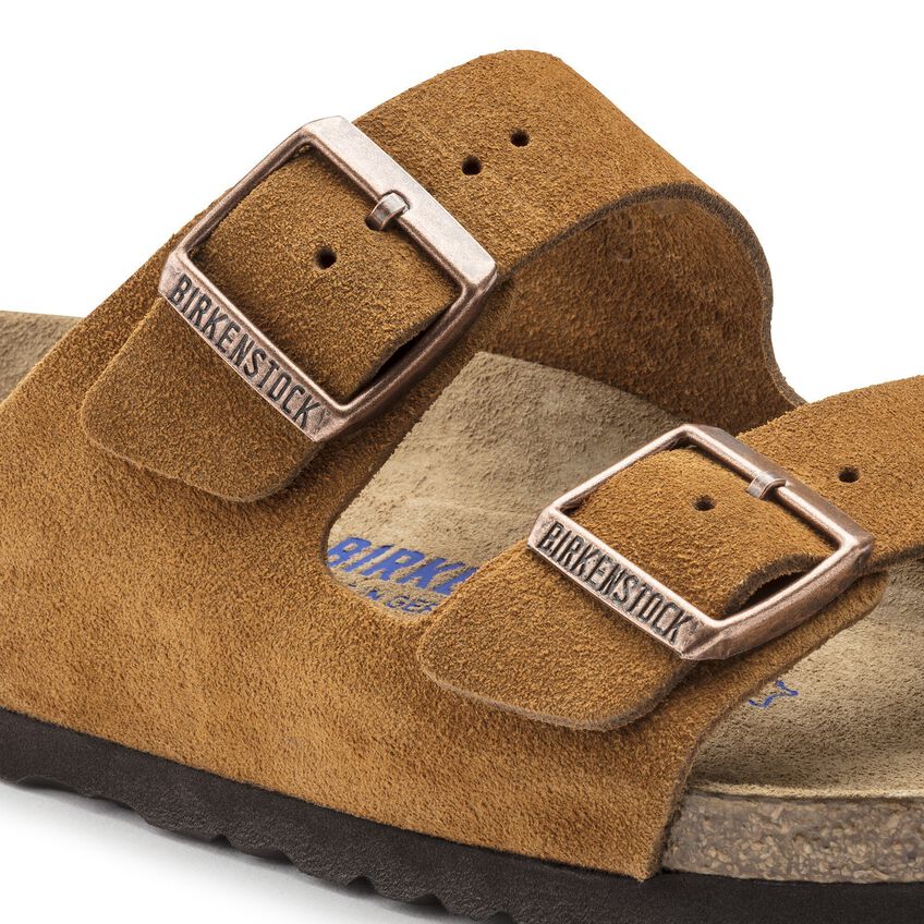 Birkenstock Arizona Soft Footbed Suede Leather Mink 1009526