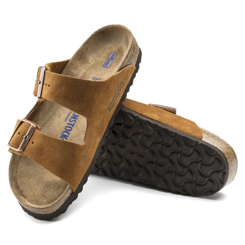 Birkenstock Arizona Soft Footbed Suede Leather Mink 1009526