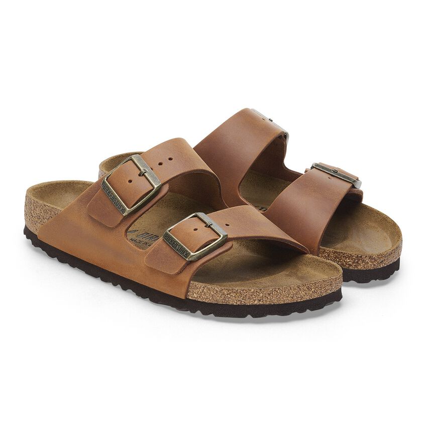 Birkenstock Arizona Natural Leather Oiled Cognac 1028272