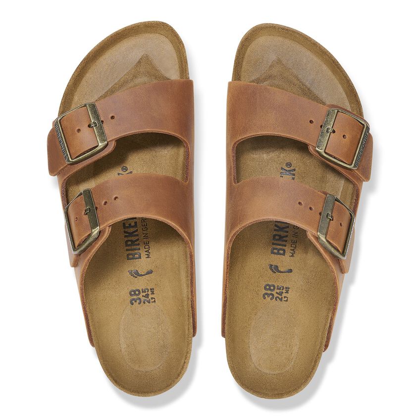 Birkenstock Arizona Natural Leather Oiled Cognac 1028272