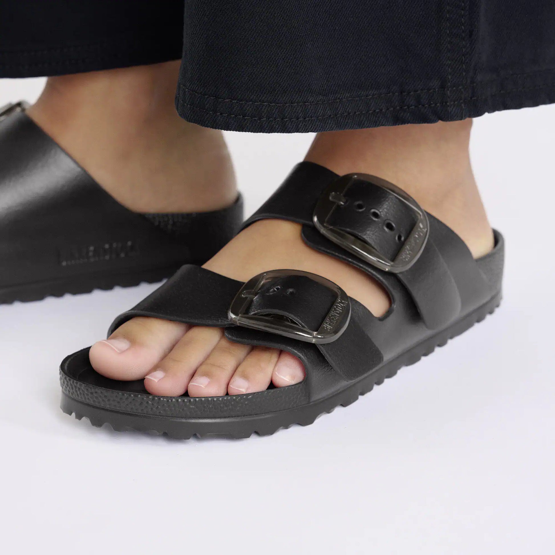 Birkenstock Arizona Big Buckle EVA Black Narrow Fit 1029641