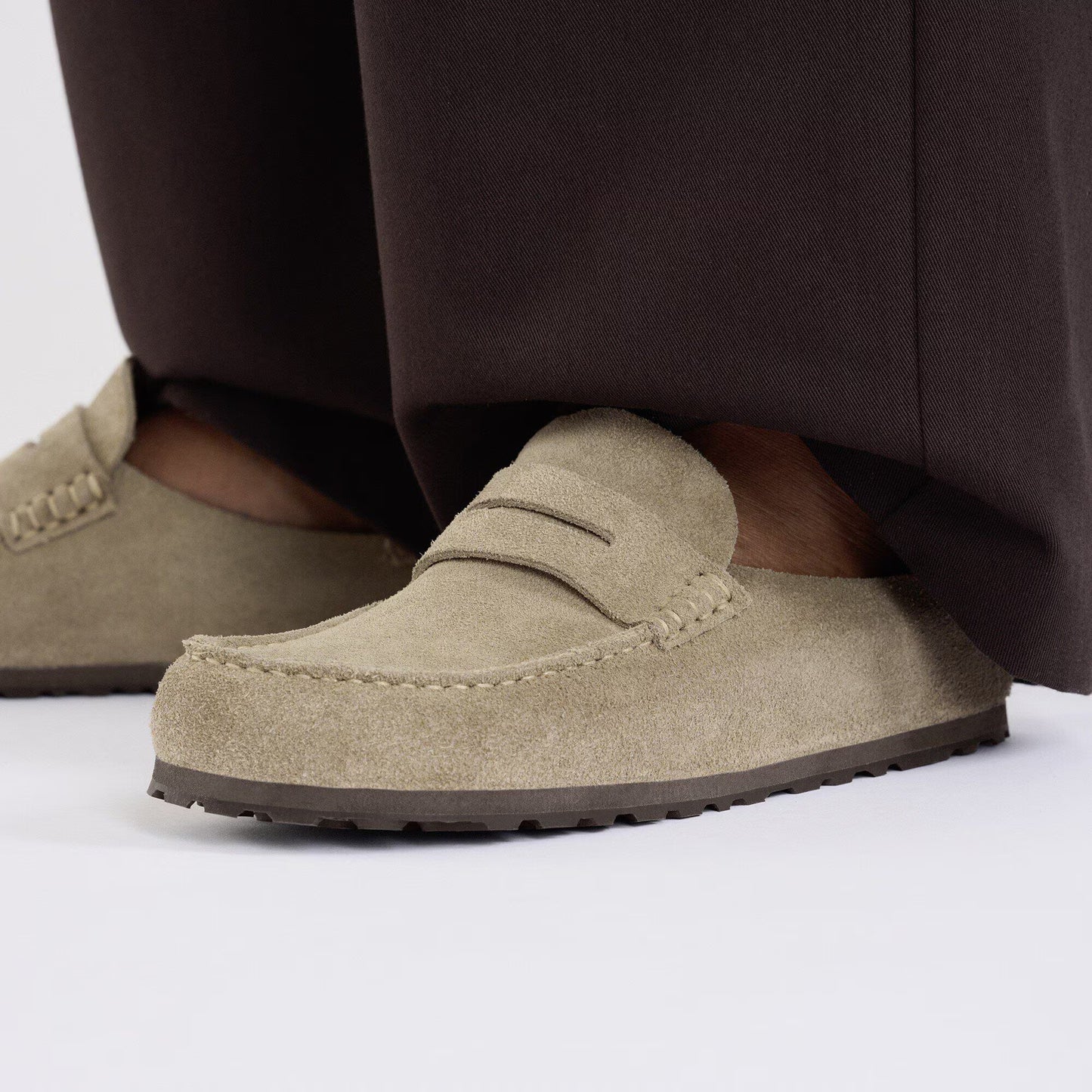 Birkenstock Naples Wrapped Taupe Regular Fit 1029675