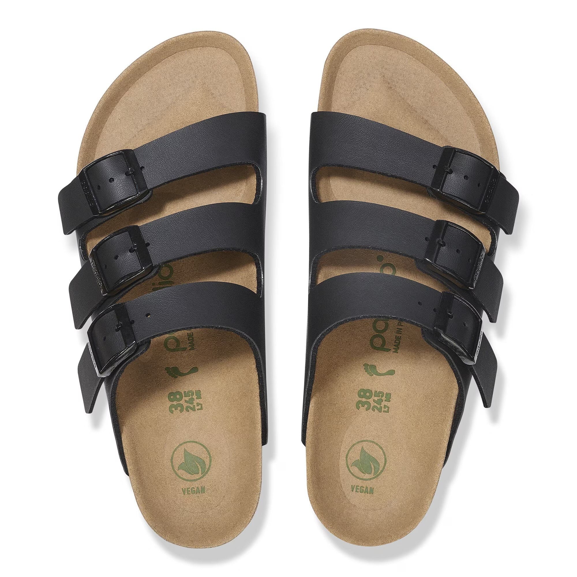 Birkenstock Florida Vegan Flex Platform Birko-Flor Black Narrow