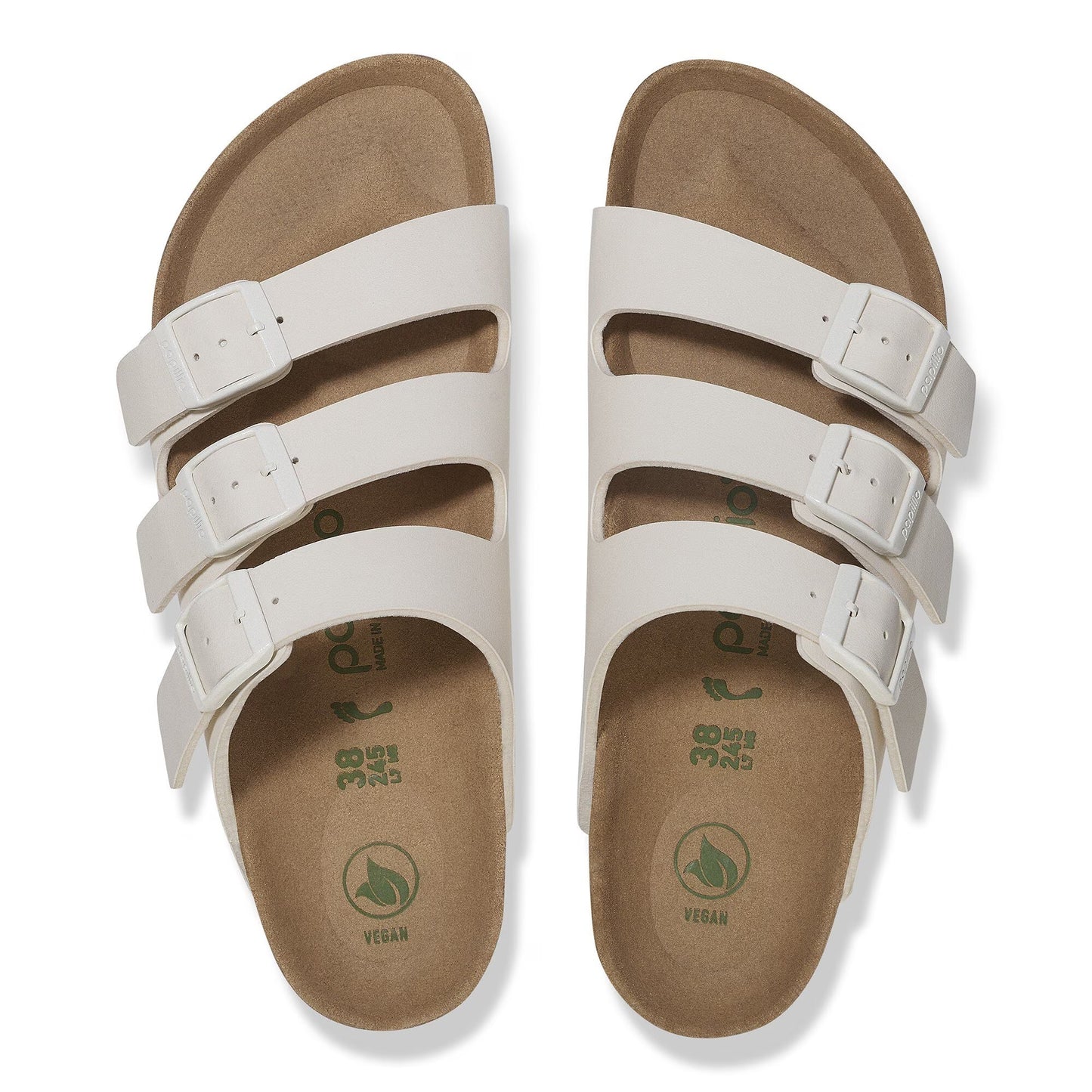 Birkenstock Florida Vegan Flex Platform Birko-Flor Eggshell Narrow Fit 1029751