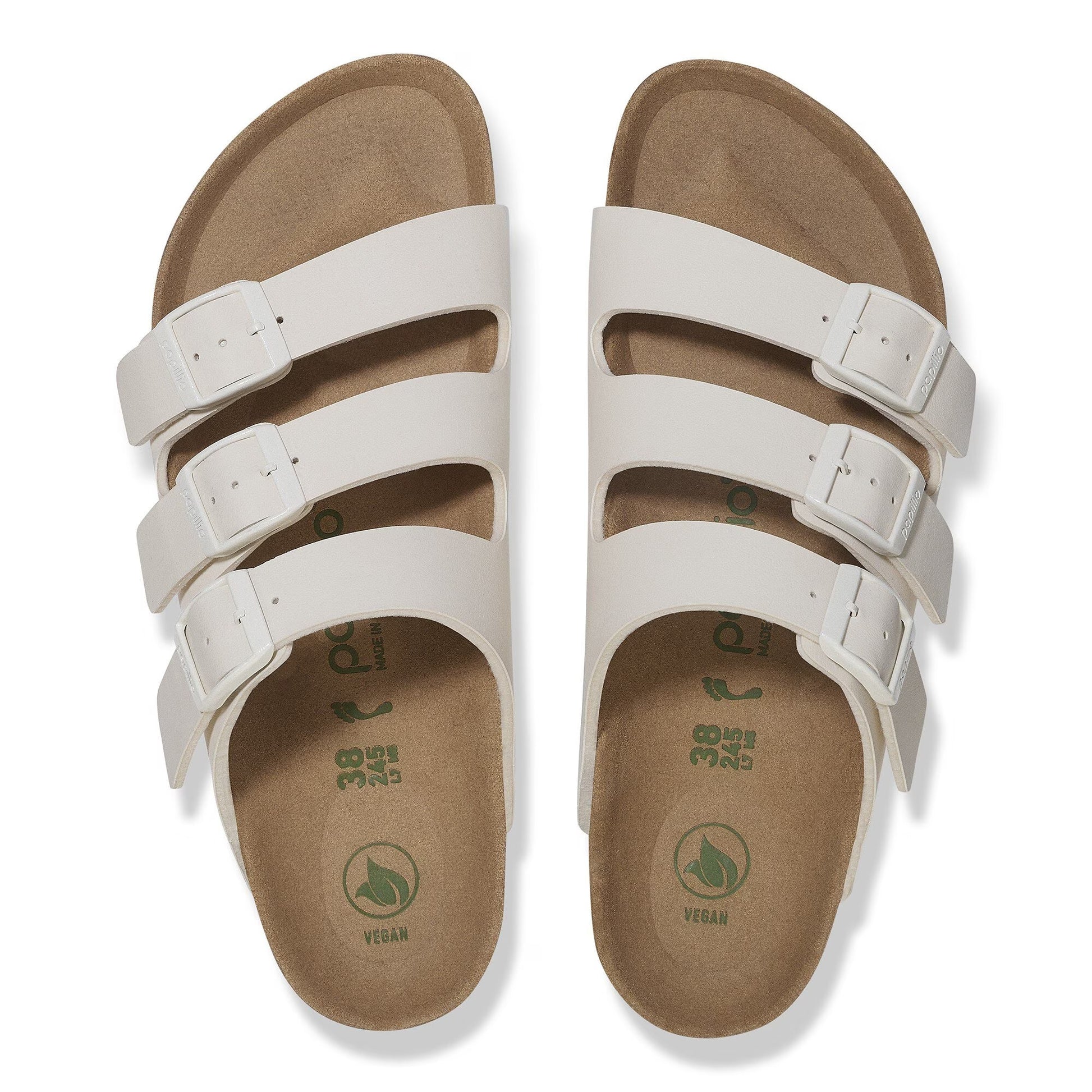 Birkenstock Florida Vegan Flex Platform Birko-Flor Eggshell Narrow Fit 1029751