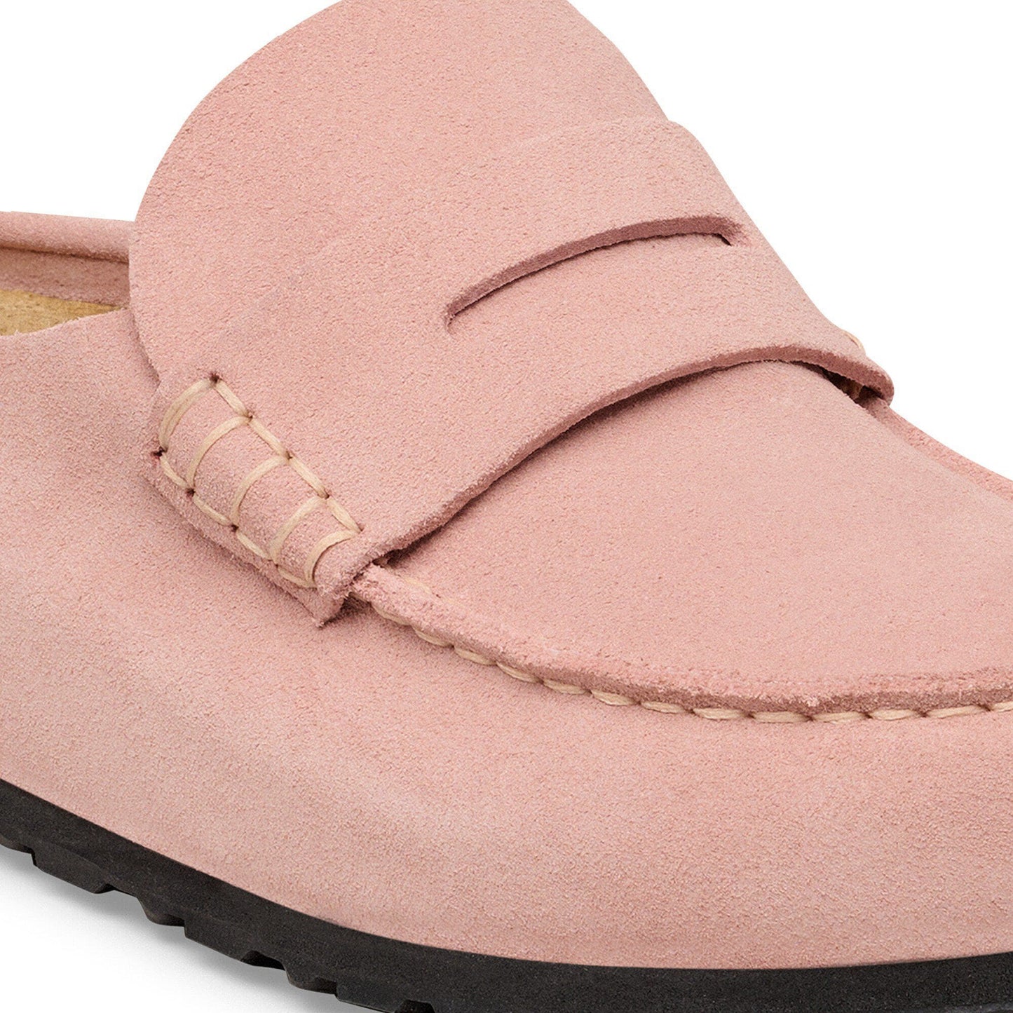 Birkenstock Naples Wrapped Suede Leather Pink Clay Narrow 1031683