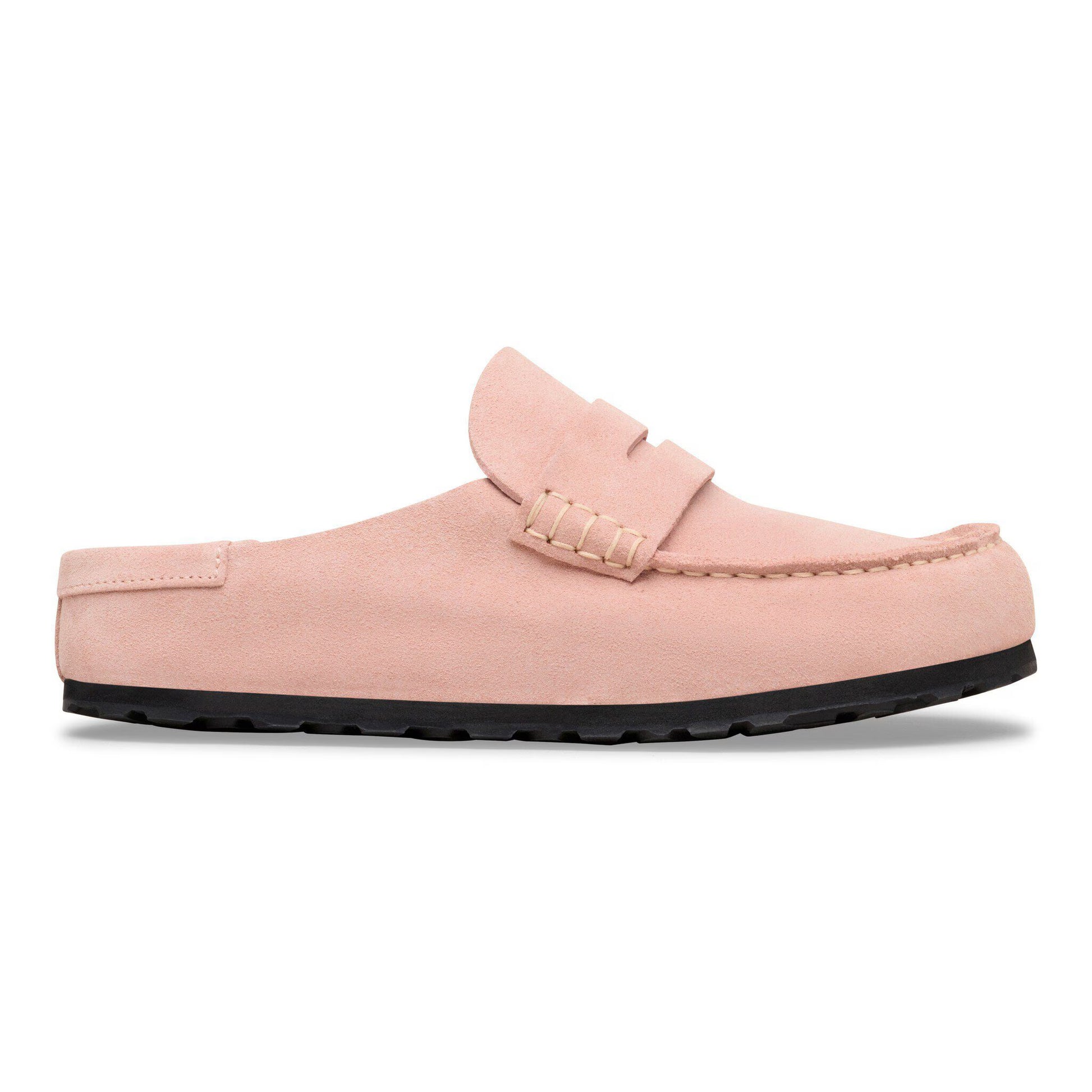 Birkenstock Naples Wrapped Suede Leather Pink Clay Narrow 1031683