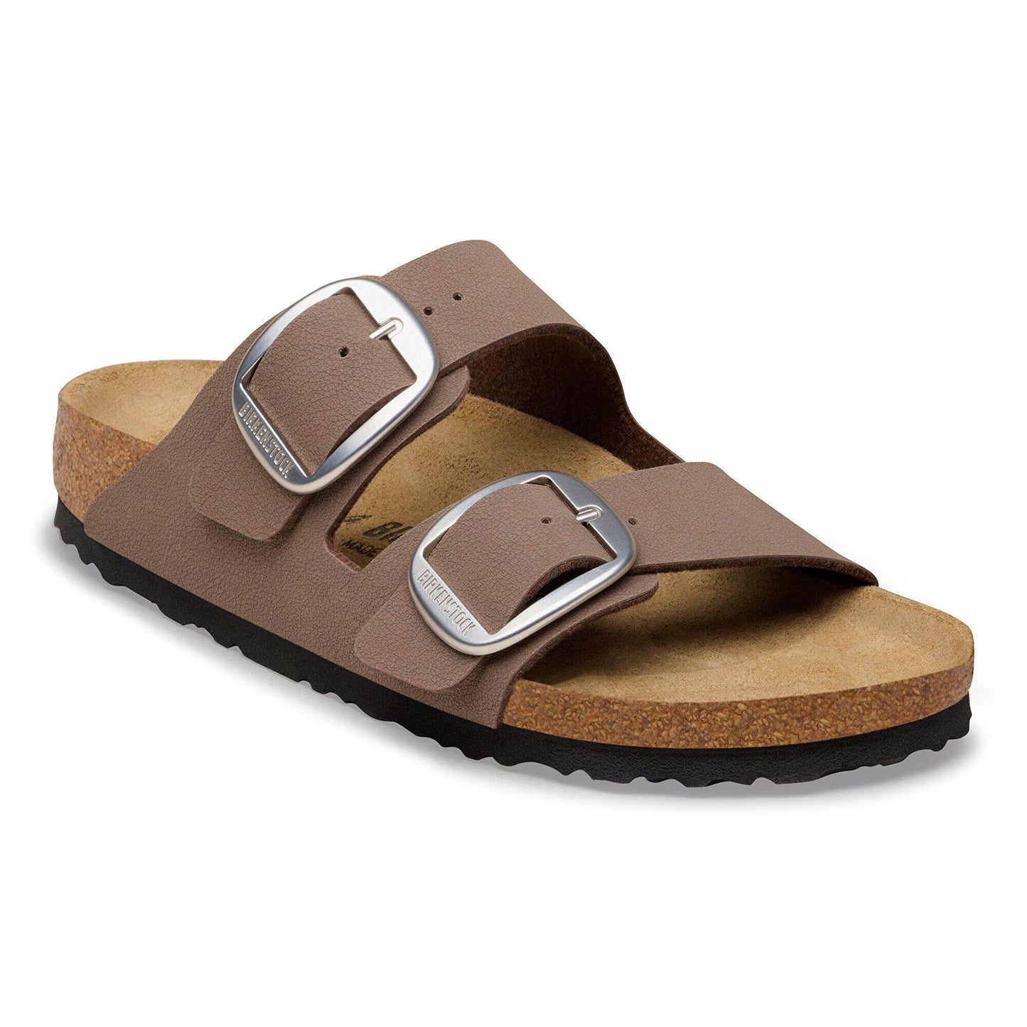 Birkenstock Arizona Big Buckle Birko-Flor Nubuck Mocha Narrow Fit 1032081