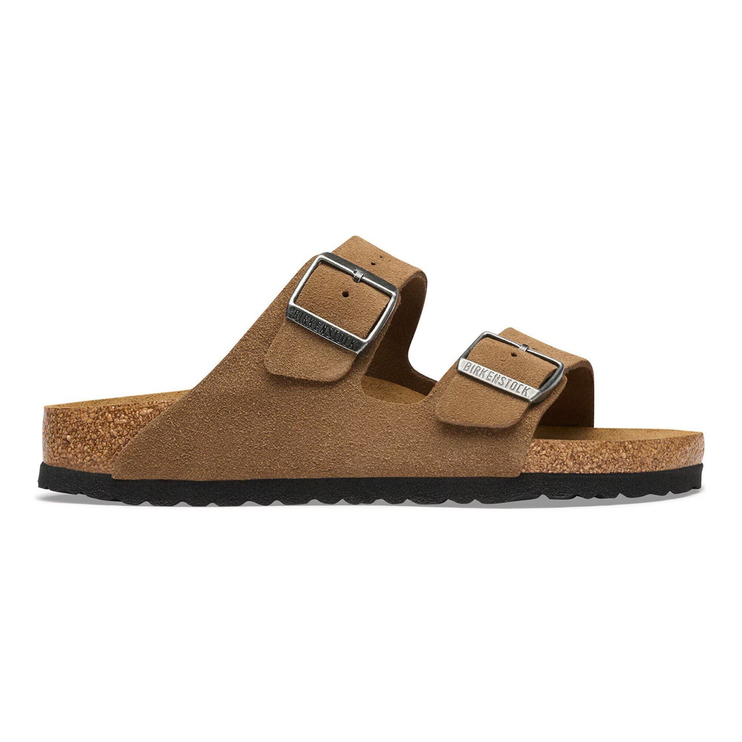 Birkenstock Arizona Suede Leather Dark Tea Regular Fit 1032678