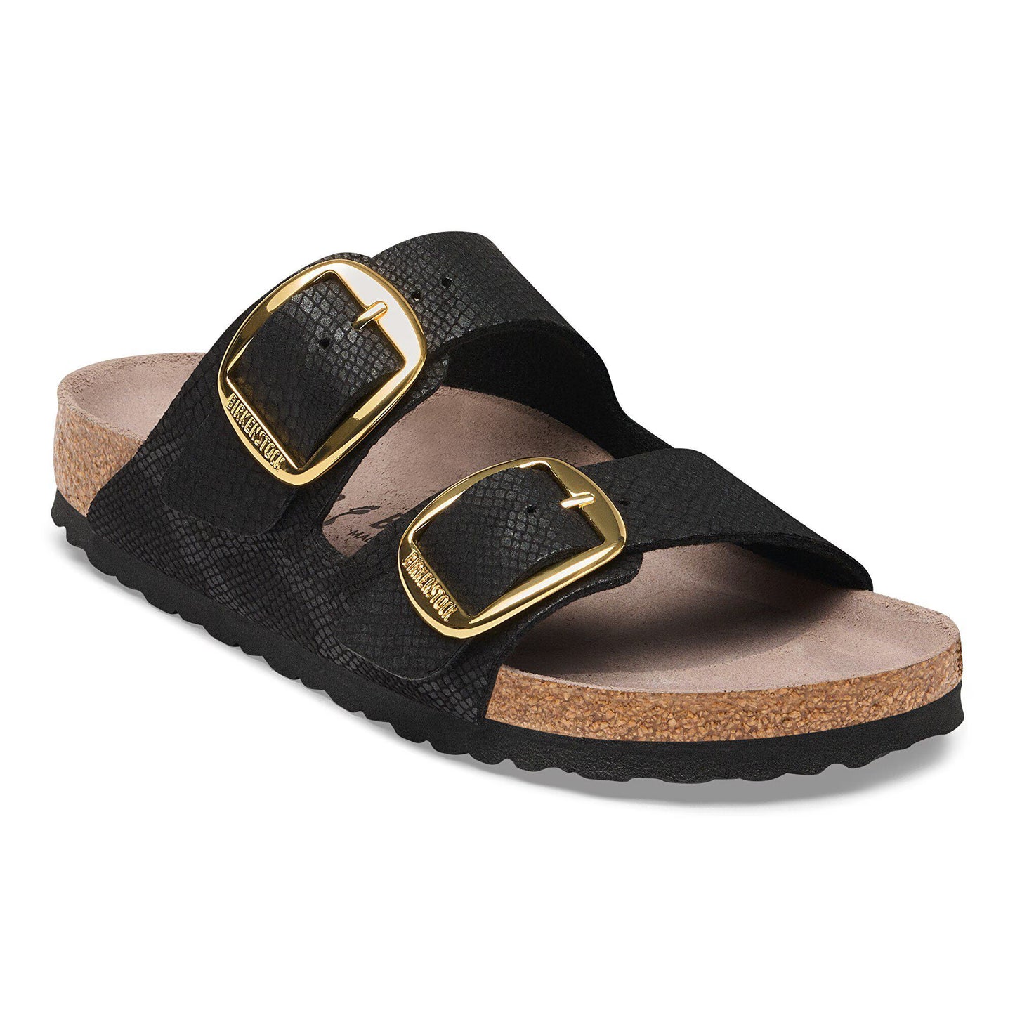 Birkenstock Arizona Big Buckle Synthetics Python Black Regular Fit 1032871