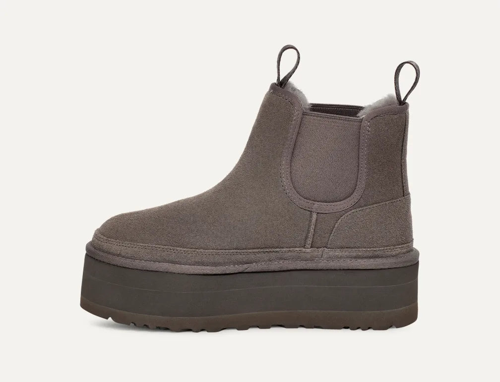 UGG W Neumel Platform Chelsea Boot Grey 1134526-GRE