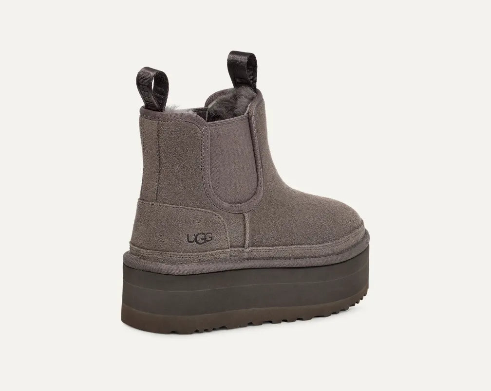 UGG W Neumel Platform Chelsea Boot Grey 1134526-GRE