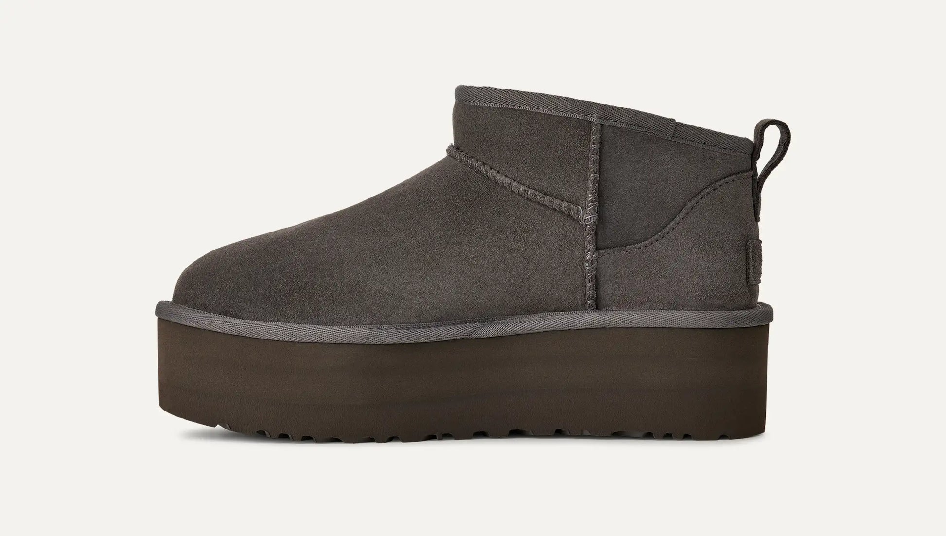 UGG W Classic Ultra Mini Platform Charcoal 1135092-CHR
