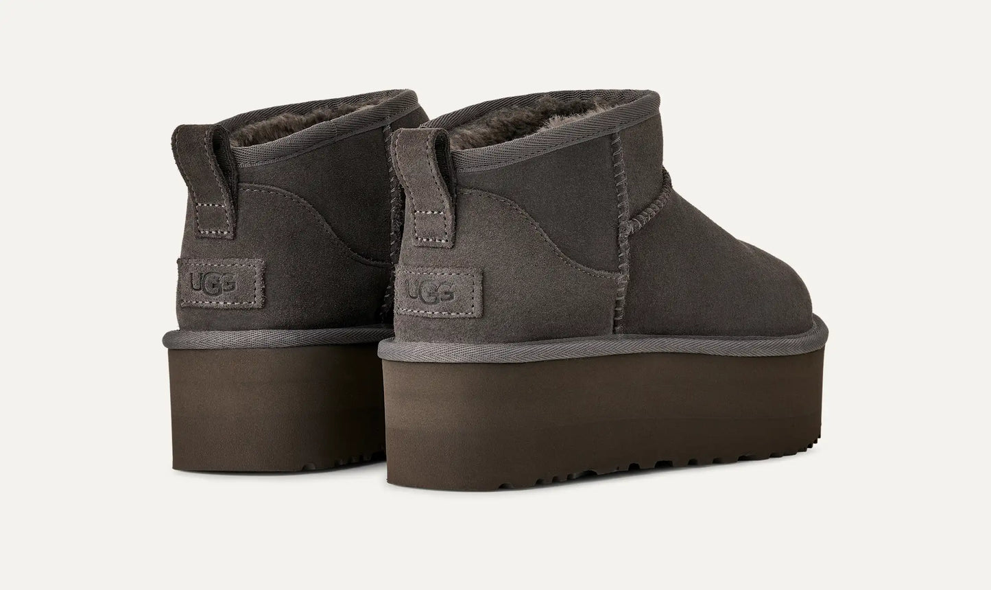 UGG W Classic Ultra Mini Platform Charcoal 1135092-CHR