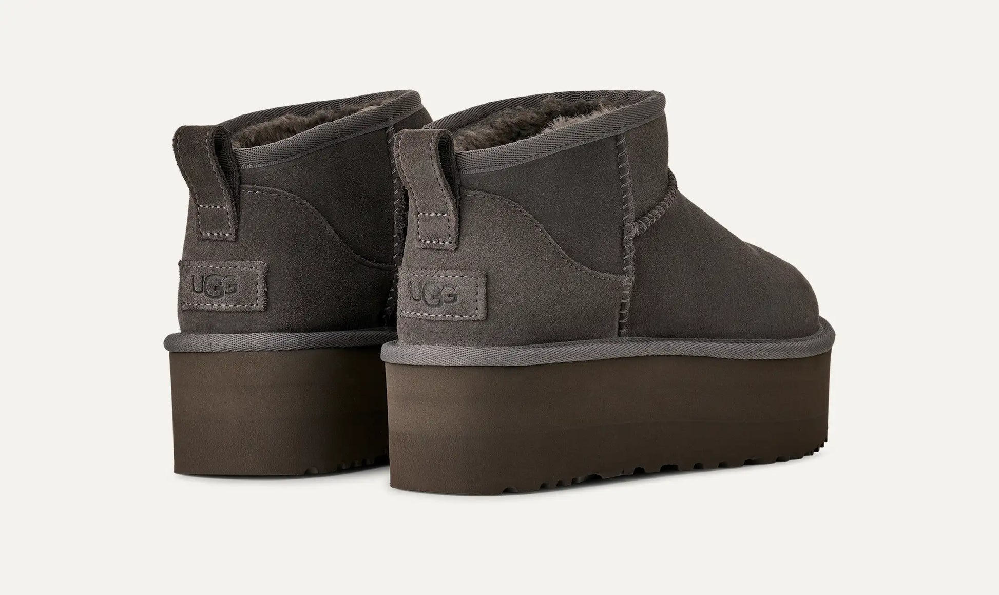 UGG W Classic Ultra Mini Platform Charcoal 1135092-CHR