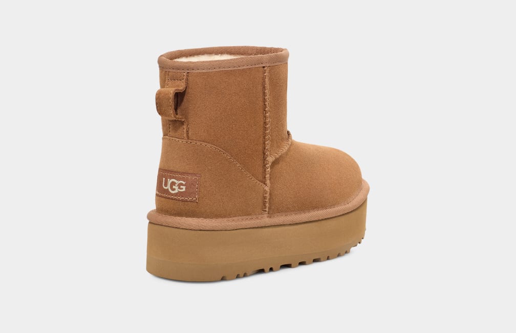 UGG K Classic Mini Platform Chestnut 1143700-CHE