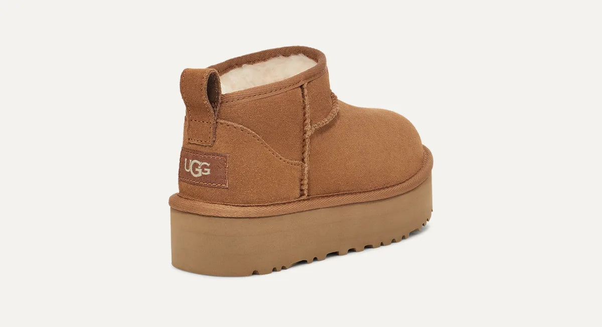 UGG K Classic Ultra Mini Platform Chestnut 1157791-CHE