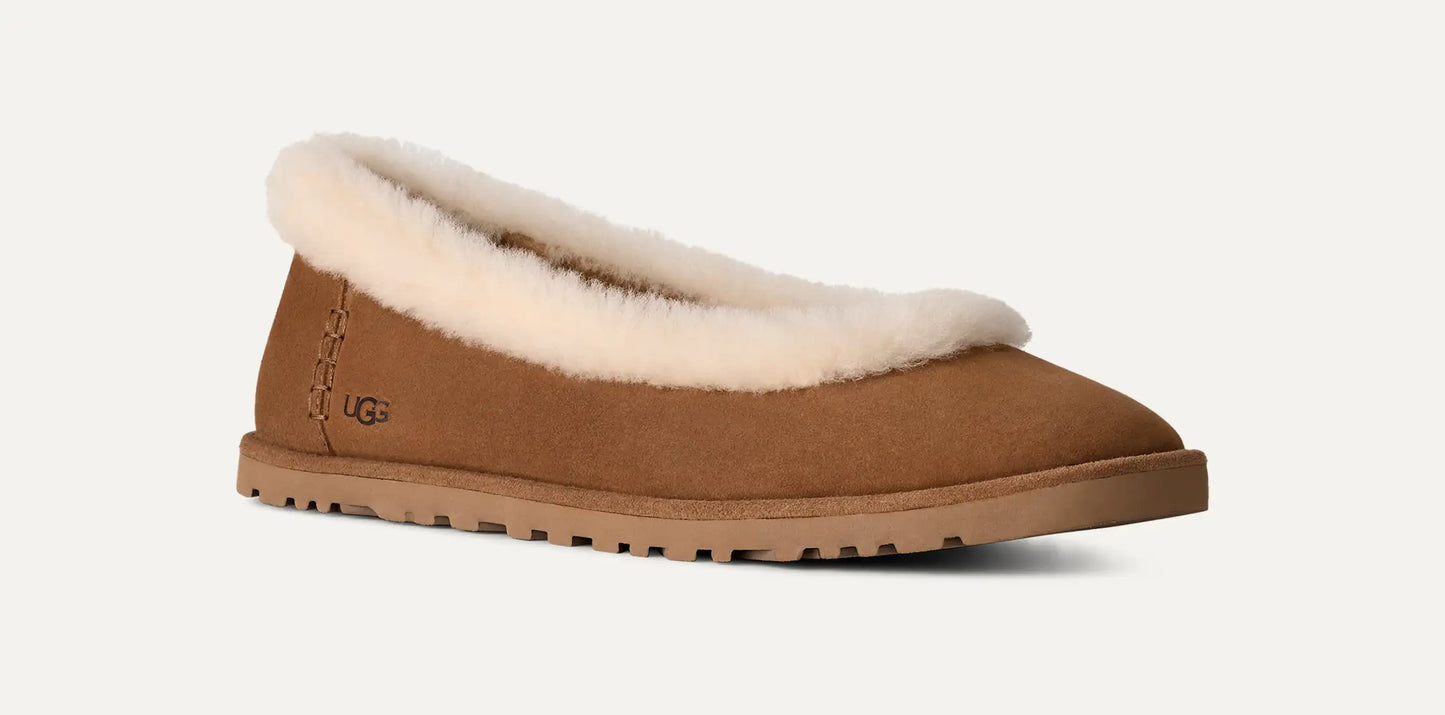 UGG W Zora Ballet Flat Chestnut 1178111-CHE