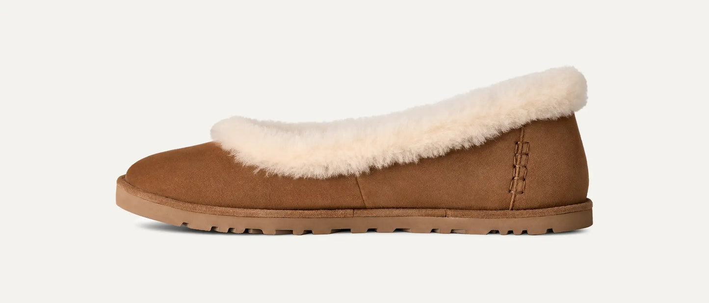 UGG W Zora Ballet Flat Chestnut 1178111-CHE