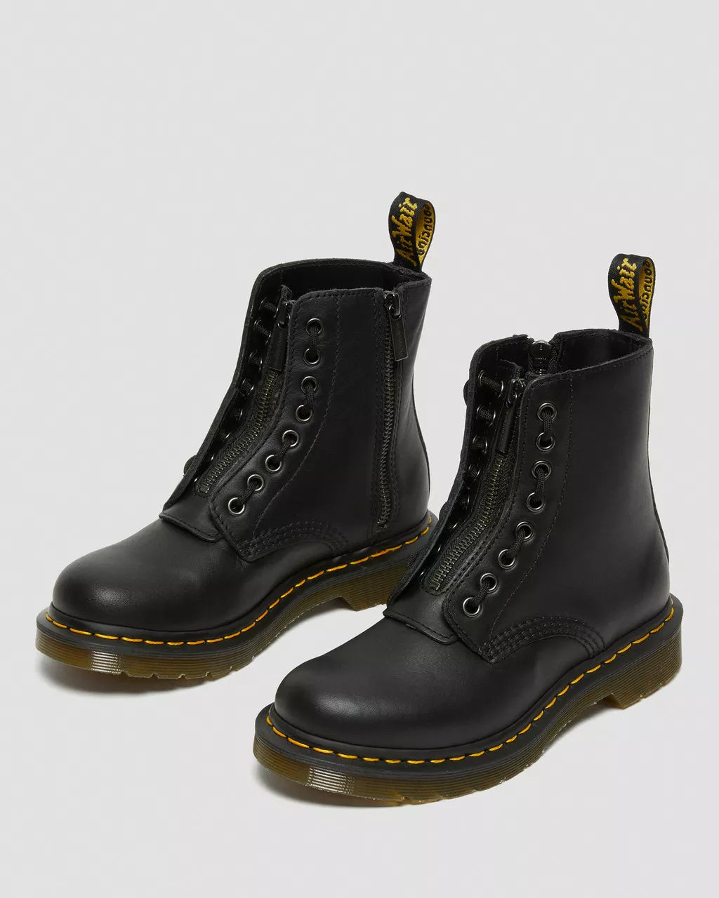 Dr. Martens 1460 Pascal Front Zip Black Nappa 23863001