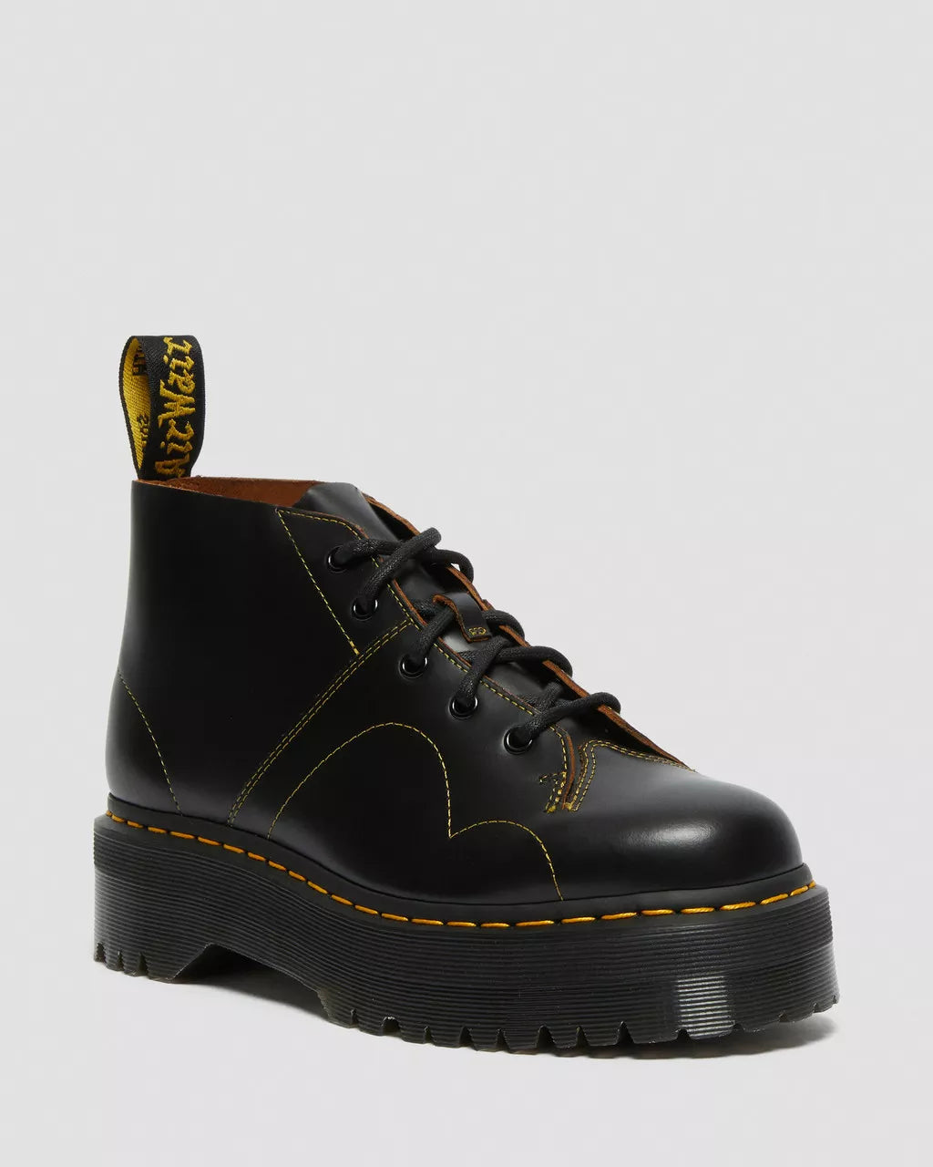 Dr. Martens Church Quad Black Vintage Smooth 25357001