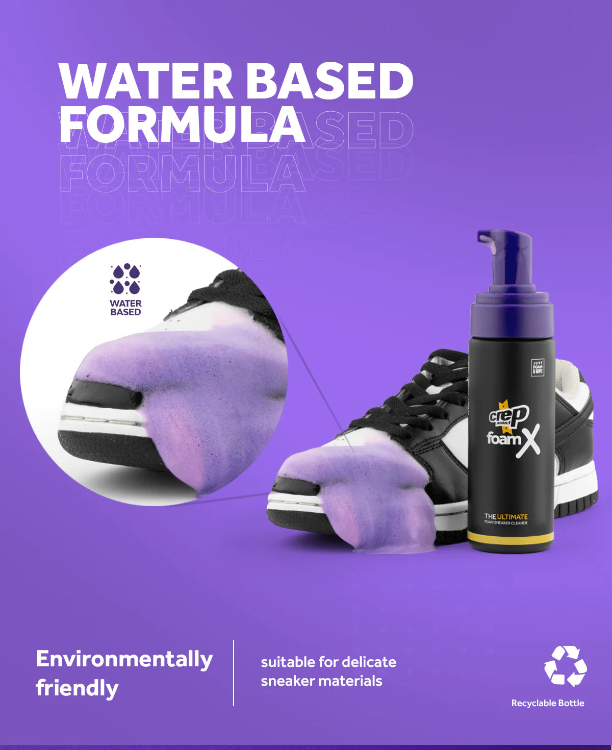 Crep Protect Foam X valymo putos batams 150 ml. CP038