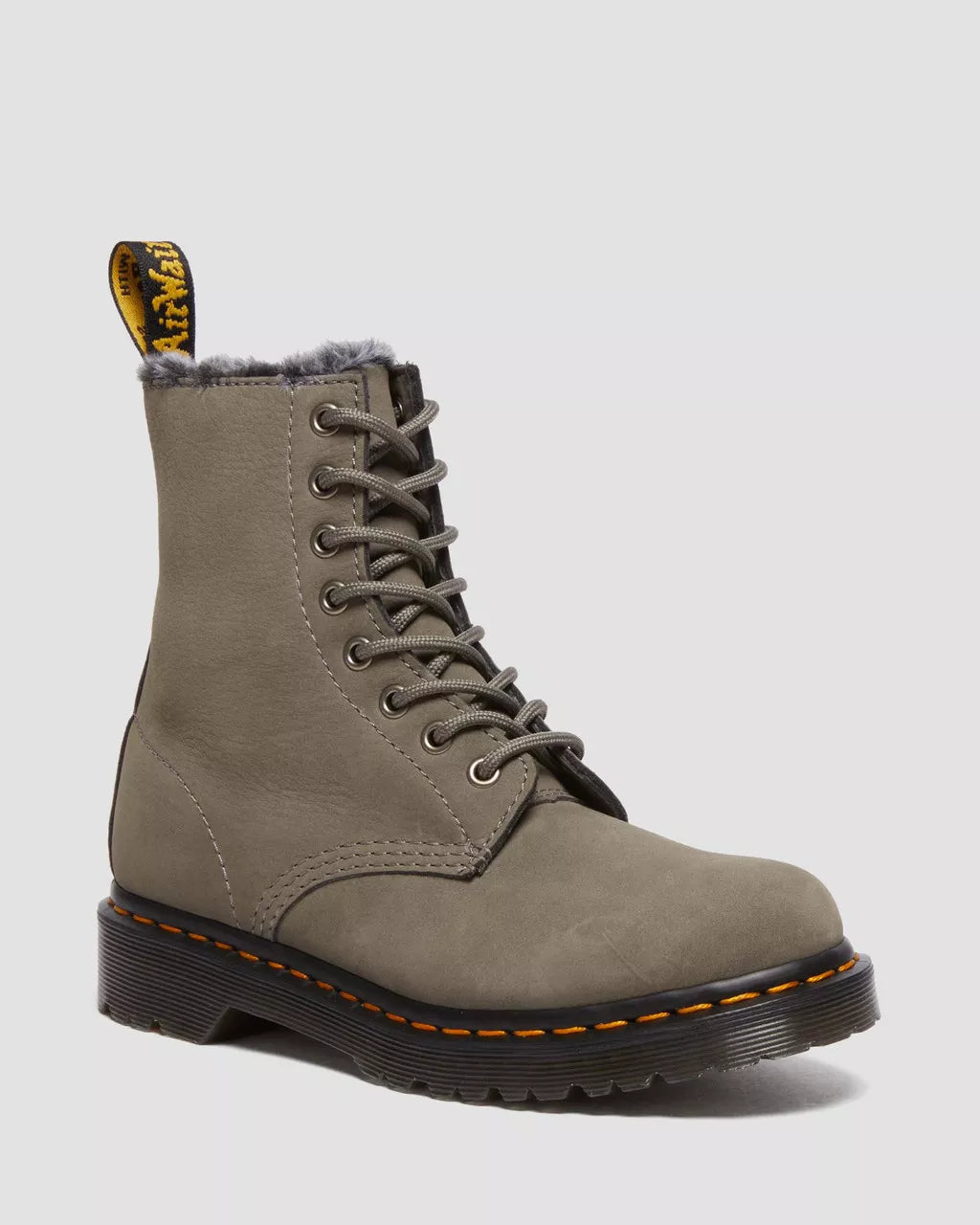 Dr. Martens 1460 Serena Nickel Grey Milled Nubuck Wp 30953059